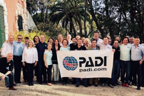 Parcipants in PADI's Regional Manager Conference