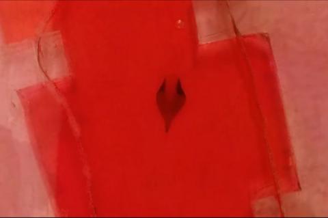 Screengrab of video showing the stingray-inspired soft robot. 