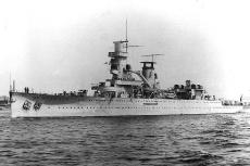 The Dutch cruiser HNLMS De Ruyter depicted here during her sea trials is one of the wrecks which has now disappeared